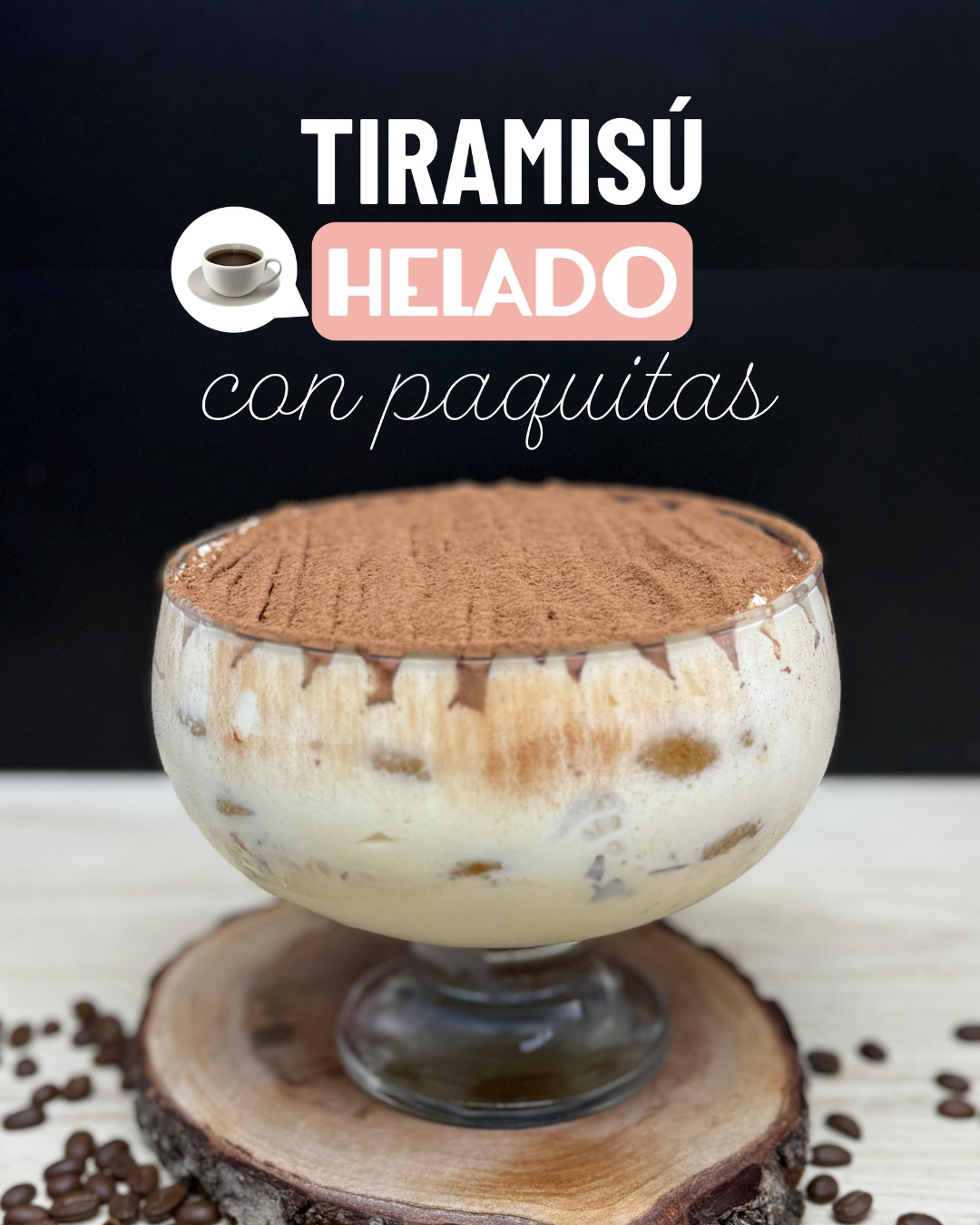 Tiramisú Helado